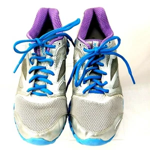 Reebok Zignano Fly 2 Womens Running Shoes Size 9 EUR 40 UK 6.5 Silver Purple - Picture 1 of 11