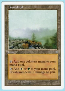Brushland 1998 Anthologies Colorless Rare Land MTG NM AZ1 - Picture 1 of 1