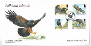 FALKLAND Yv# 950/3 WWF FDC VF - Picture 1 of 1