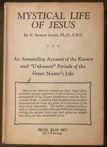 DAS MYSTISCHE LEBEN JESUS von H. Spencer Lewis - 1957 Aufl. Rosenkreuzer Bibliothek HC - Bild 1 von 12