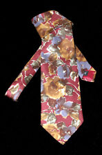 Necktie Windsor Silk Floral Pattern Made In England Classic Executive RRP £24.99
