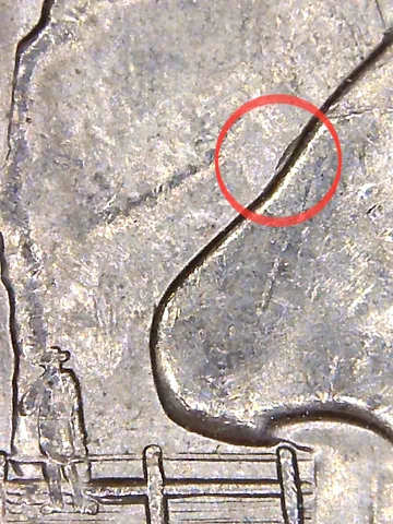 2013 p Mount Rushmore DDR Doubled die Reverse Quarter Cover