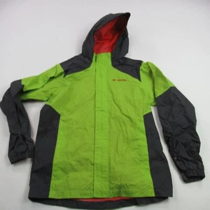 Columbia Jacket Boys 14/16 Long Sleeve Full Zip Pocket Outdoor Hood Omnishield - Picture 1 of 12