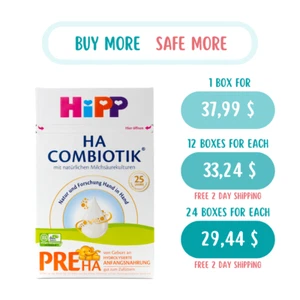 HiPP HA Stage PRE (0+ Months) Combiotic Formula (600g) - Picture 1 of 6