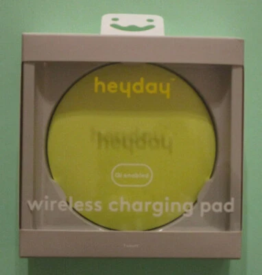 Almohadilla de carga inalámbrica habilitada para Heyday Qi - verde lima Foto 1 de 2
