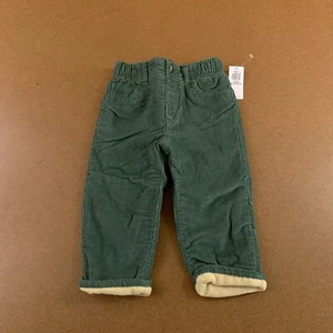 Old Navy Baby 12-18 Months Unisex Loose Corduroy Micro Fleece-Lined Pants NWT - Picture 1 of 5