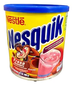 Nesquik Fresa Strawberry Milk Powder 14.1 oz Nesquick - Picture 1 of 1