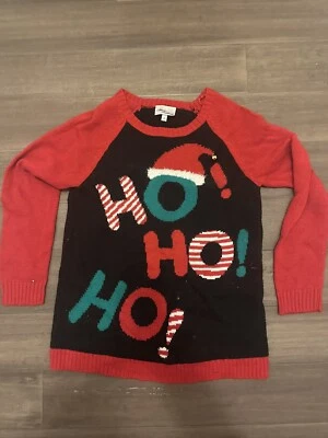 Ho Ho Ho Mujer’s L Navidad Suéter Allison Brittney Feo Navidad Santacon M XL Foto 1 de 3