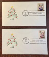 #3883-86 Xmas Ornaments FDC with add-on tree Cachet