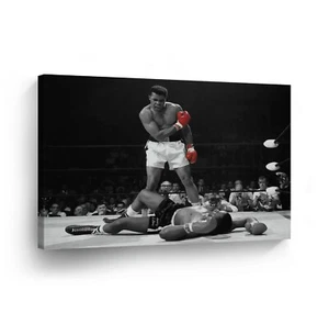 Muhammad Ali Canvas Painting Print Picture Wall Framed Art Modern Room Decor - Picture 1 of 9