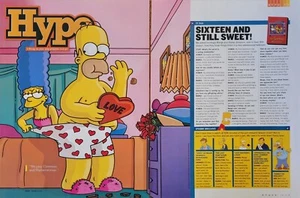 2004 ( 2 PAGE ) ARTICLE - THE SIMPSONS MARGE & HOMER'S BEDROOM PLAYBOOK HYPE TV - Picture 1 of 1