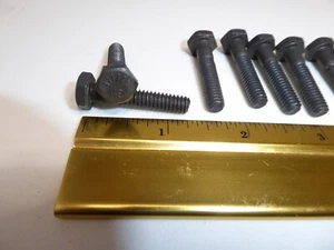 1/4-20 x 1-1/4" Grade 8 Bolzen Schwarzoxid VINTAGE Made in Japan Neu Menge 10 - Bild 1 von 3