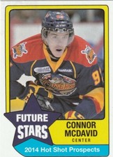 CONNOR MacDAVID ROOKIE CARD 2014 HOT SHOT PROSPECTS ERIE OTTERS