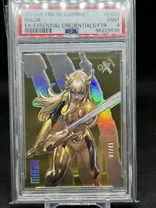 2023 Marvel Fleer Ultra Wolverine eX Century Essentials Future Magik /41 PSA 9 - Picture 1 of 2
