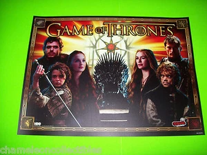 Game Of Thrones Pro Original Pinball Machine Translite Artwork Sheet - Picture 1 of 3