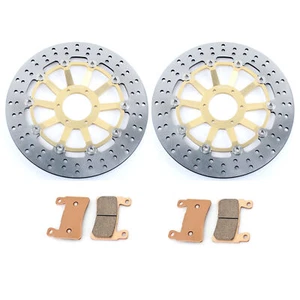 Bremsscheiben Rotoren Beläge vorne rund für Honda CBR600F CBR 600 F 1999-2000 99 00 - Bild 1 von 9