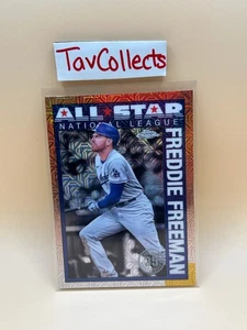 2025 Topps Series 2 - 1990 Topps Chrome Silver Pack All-Stars Freddie Freeman  - Picture 1 of 2