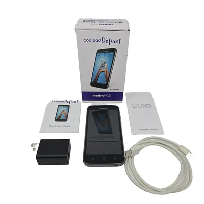Smartphone Coolpad Defiant (MetroPCS) 8GB Gris con Caja y Manual Foto 1 de 4