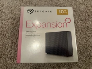 Neue Seagate Expansion 10TB externe Festplatte (STEB10000400) versiegelt im Karton - Bild 1 von 2