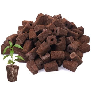 100 Pack Grow Sponges Replacement Root Growth Seed Pods Seedling Starter Kit - Picture 1 of 7