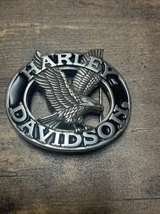 HARLEY DAVIDSON EAGLE GÜRTELSCHNALLE MIT SCHWARZER EMAILLE 2012 H-D TAIWAN SELTEN!! - Bild 1 von 6