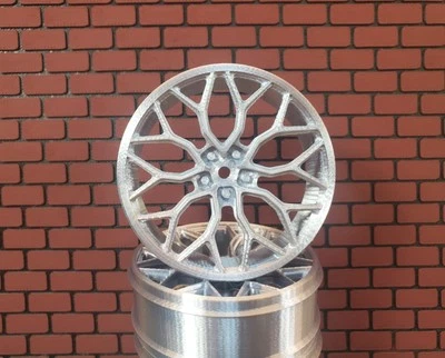 Juego de 4 ruedas de coche de radiocontrol impresas en 3D de 1:10 para neumáticos Redcat 26ers hexagonales de 12 mm Foto 1 de 3