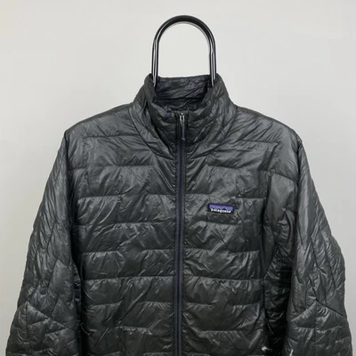 Chaqueta acolchada acolchada Patagonia Nano Puff negra para hombre talla mediana Foto 1 de 4