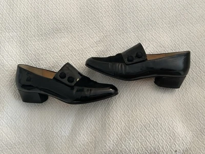 Mocasines Vera Curio de gamuza y charol negros Foto 1 de 4