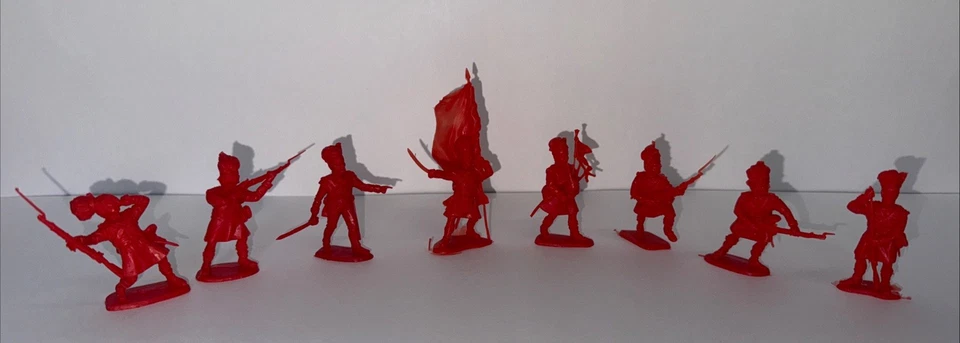Timpo Recasts Highland Infantry en rojo - 54 mm plástico sin pintar juguete soldados Foto 1 de 4