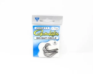 Gamakatsu 209411 Big Bait Circle Hook NSB size 1/0 , 6 per pack (1151) - Picture 1 of 5