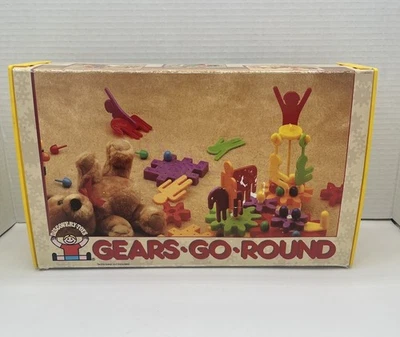 Vintage Discovery Toys Gears-Go-Round 52144 Over 130 Pieces Learning Toy Educate - Image 1 of 4
