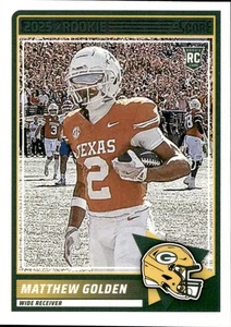 Matthew Golden Rookie - 2025 Panini Score Football #56 - Bild 1 von 2