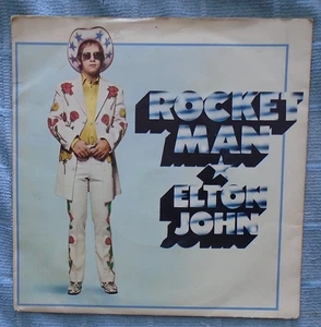 ELTON JOHN ROCKET MEN 7 INCH SINGLE DJM RECORDS LABEL VARIANT DJX.501 P/S - Picture 1 of 6