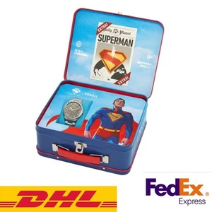 Reloj Superman X Fossil Edición Limitada S-SHIELD Cuarzo Acero Inoxidable 2025 NUEVO - Imagen 1 de 15