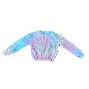 DREAMSICLE KIDS Girls Sweatshirt Tie Dye Pastels Twist Small - Picture 1 of 7