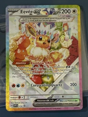 Pokemon TCG Scarlet & Violet Eevee EX 174 SV Promo Card - Image 1 of 2