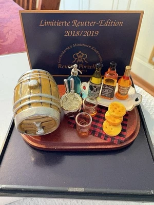 Nuevo juego de whisky de porcelana Reutter miniatura para casa de muñecas Alemania LE 2018-2019 Foto 1 de 4