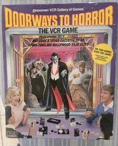 Doorways To Horror- Rare Vintage Pressman 1986 VCR Game Complete w/Instructions - Picture 1 of 5