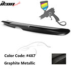 Fits 18-24 Toyota Camry Trd Trunk Spoiler Painted #4X7 Graphite Metallic Abs