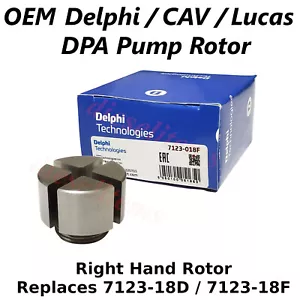 OE Transfer Pump Rotor DPA CAV Lucas Delphi Right hand replace 7123-18D 7123-18F - Picture 1 of 6