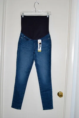 NWT Levi's Women's Maternity Blue Denim Super Skinny Jeans with Belly Panel sz S - Image 1 of 4