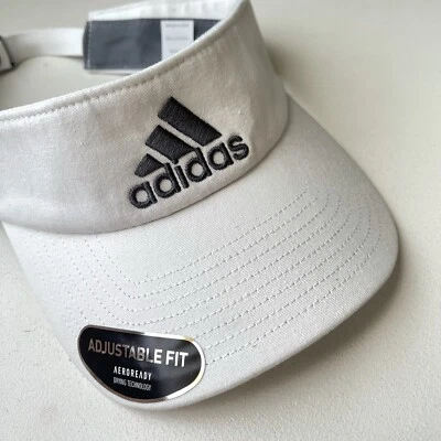 NUEVO Adidas Para Hombres Aeroready Ultimate Ajuste Ajustable Visera Blanco TALLA ÚNICA Foto 1 de 4