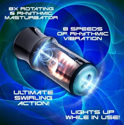 Masturbador rotativo e rítmico Beat It 8X - Imagem 1 de 4