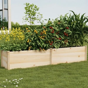 Livsip Garden Bed 240x45x45cm Raised Wooden Planter Box Container Growing Plant - Picture 1 of 10