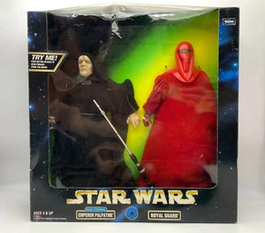 1998 Kenner Star Wars Electronic Emperor Palpatine & Royal Guard, NIB - Picture 1 of 6