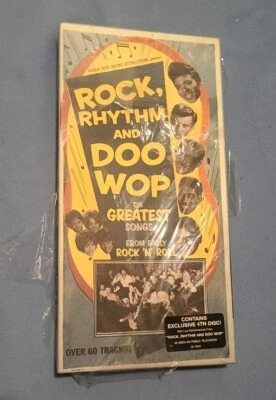 Rock Rhythm & Doo Wop 3 CD Long Box Set W/Bonus Disc Rhino 2001 - Image 1 of 4