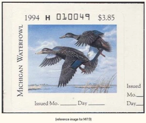HALFPRICEDUCK Michigan Duck Stamp 1994 $3.85 - Picture 1 of 1
