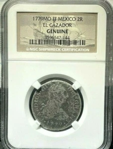 1779MO FF Mexico 2R El Cazado Genuine NGC Shipwreck Certification ML - Picture 1 of 4