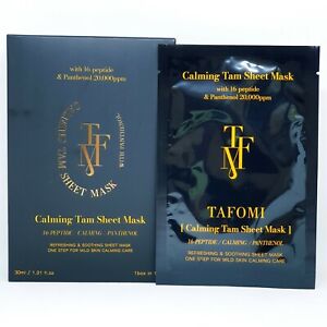 TAFOMI Calming Tam Sheet Mask Pack 30ml x 10pcs Anti Aging Soothing K-Beauty