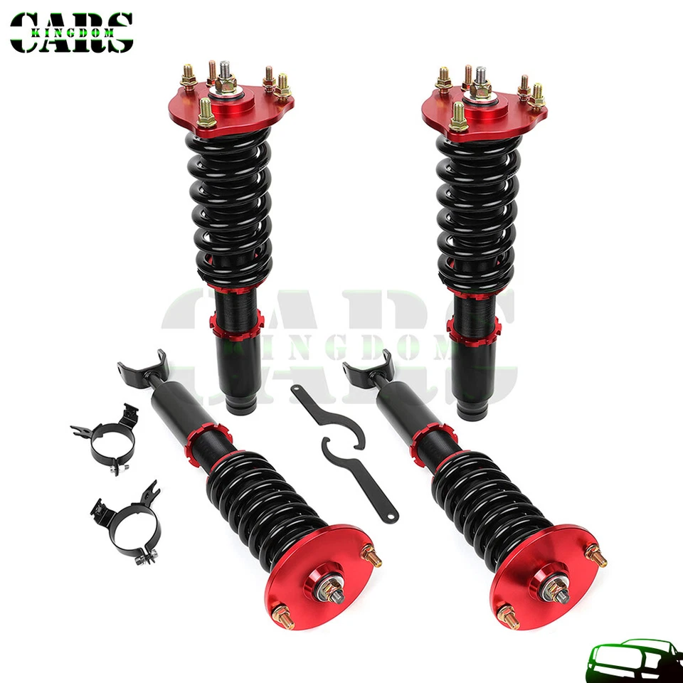 Fits 1992-2001 Honda Prelude Coilovers Suspension Adj Height Shocks Absorbers - Image 1 of 4